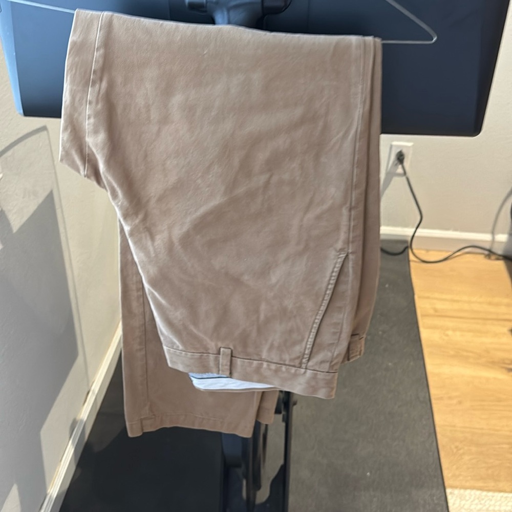 (X2pairs) Banana Republic Fulton Chino Khaki 36x34